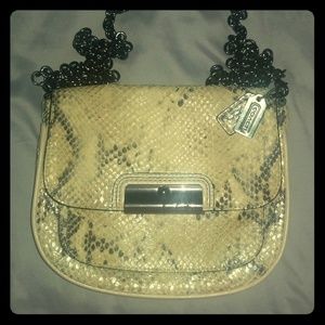 Coach Python Crossbody Purse